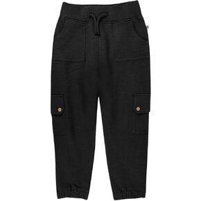 HonestBaby Easy Fit Cargo Sweat Pant 100% Organic Cotton Baby, Toddler, Boys, Girls, Unisex