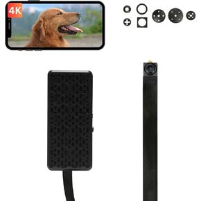XXAXX WiFi 4K Ultra HD Hidden Camera, Video Cam with Motion Detection, App Control, Cloud & SD Storage, 800mAh Battery, Video-only