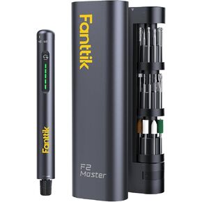 Fanttik F2 Master Mini Cordless Rotary Tool Kit 4V, NeoPulse Motor, 5 Variable Speed, 25000 RPM, Revostor Hub, 35 Accessories, Power Tool for Sanding, Polishing, Drilling, Carving, DIY Crafts