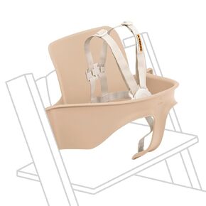 Stokke Tripp Trapp Baby Set 2, White - Ages 6-36 Months - Convert The Tripp Trapp Chair into a Comfortable High Chair - Includes Stokke Harness 2