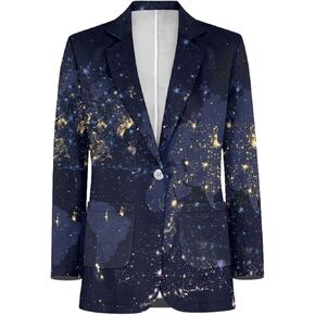 Men's Casual Blazer One Button Lightweight Sport Coats Slim Fit Suit Jacket with Pockets Business Blazer XS-5XL