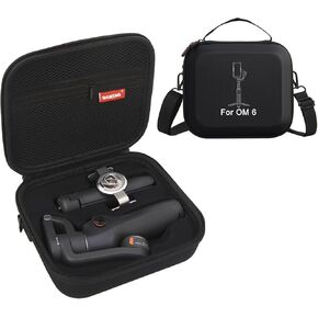 Bear & I Osmo Mobile 6 Gimbal & Accessors Bag Hard (Carry-ing) Case Travel for DJI Osmo Mobile 6: Ultra-Compact-Shipper Case Cases for DJI Osmo Mobile 6 ، Black (Case Only)