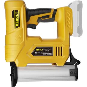 Cordless Nail Gun 23GA for DEWALT 20V MAX Battery, 5/8 to 1 Inch, 2 in 1 Brad Nailers, Brushless Motor, 2 Mode, Lightweight and Ergonomic for Home Improvement, DIY and Wood Workpieces (Tool Only)