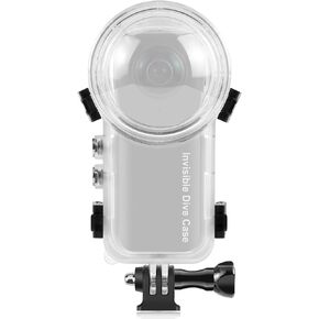 Invisible Dive Housing Case for insta360 X3, 50m/164ft Waterproof Case Protective Underwater Dive Shell with Bracket Accessories