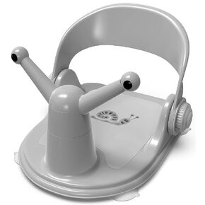 Baby Bath Seat - Bath Seats for Babies Sitting Up - Non-Slip Baby Bathtub Chair for 6 to 24 Months - Comfortable Bath Seat for Infants and Toddlers - Grey