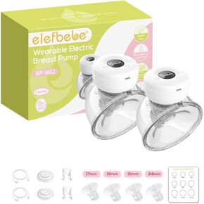 Electric Breast Pump - Light, Painless, Portable Hands Free Breast Pump, 2 Modes & 9 Levels, Various Charging Methods Wearable Breast Pump Perfect for New & Working Moms
