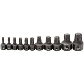 GEARWRENCH 11 Pc. Torx Insert Bit Set for 6 & 12 Pt. Wrenches - 81560