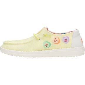 HEYDUDE Wendy X Sweethearts Yellow Multi Size Women’s Shoes