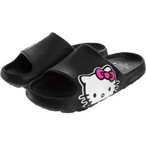 Josmo Sanrio Hello Kitty Slides Open Toe Sandals - Summer Beach Water Pool Shoes (sizes: Little Kid/Big Kid - Adults)