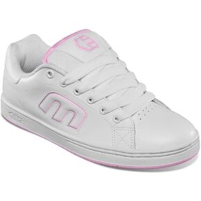 etnies Women's Callicut Skate Shoe, White/Pink, 7