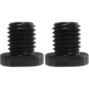 HARFINGTON 2pcs M10 Female to M14 Male Adapter Polisher Adaptor Connecting Angle Grinder Attachment Thread Adapter Conversion Tool for Diamond Core Bit Polishing Pad Wheel, Black