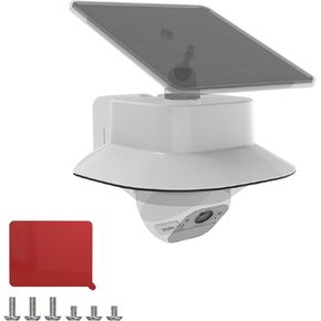 Pole Mounting Bracket +Rain Shade Cover for eufy Security SoloCam E30 Solar Camera/eufy Security 4G LTE Cam S330 Camera (1Pack,White)