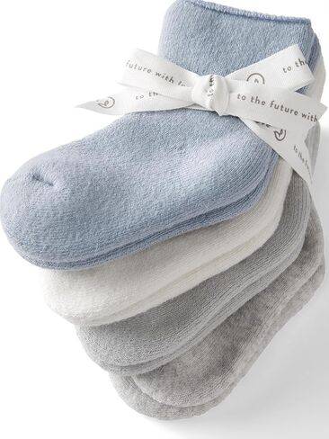 little planet by carter's Unisex-Baby Multipack No Slip Socks in Saudi Arabia
