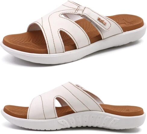 Kuailu Womens Fashion Slides Ladies Lightweight Mata Mat Sonchals تنزلق على صندل وسادة سميكة من الصنادل in Kuwait