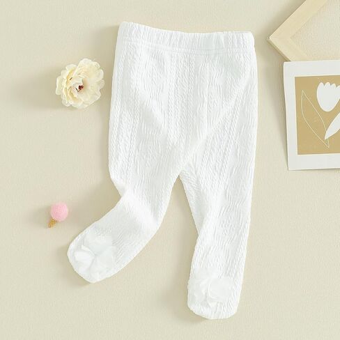 Baby Footed Pants Cute Flower Princess Baby Tights Stockings Leggings Newborn Baby Girl Clothes 3 6 9 12 18 24M in Saudi Arabia