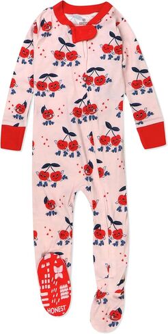 احتفال صدق Babi Baby 'Girls's Pajamas Pajamas Sleeper Zip-PJS 100 ٪ من القطن العضوي in Kuwait