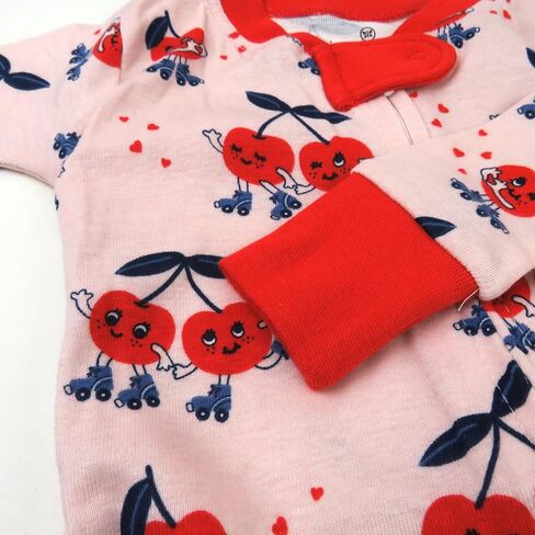 احتفال صدق Babi Baby 'Girls's Pajamas Pajamas Sleeper Zip-PJS 100 ٪ من القطن العضوي in Kuwait