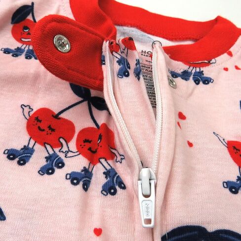 احتفال صدق Babi Baby 'Girls's Pajamas Pajamas Sleeper Zip-PJS 100 ٪ من القطن العضوي in Kuwait