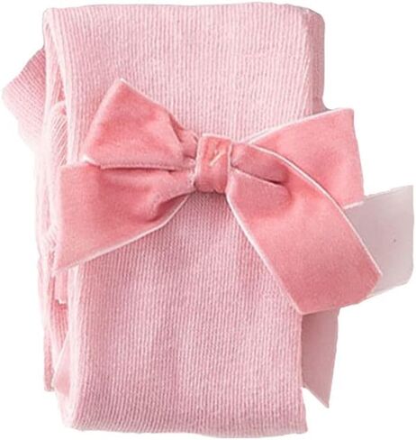 Newborn Baby Girls Tights Infant Toddler Girls Leggings Velvet Bowknot Warm Cotton Stockings Pant Baby Tight Socks in Kuwait