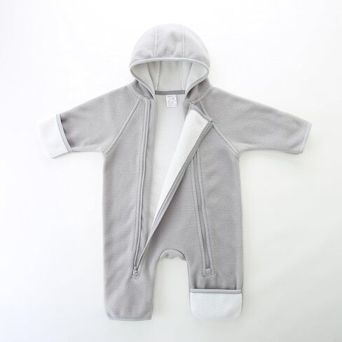Newborn Baby Fleece Jumpsuit Girls Boys Winter Hooded Coverall Romper Cute Baby Snowsuit Clothes in Saudi Arabia