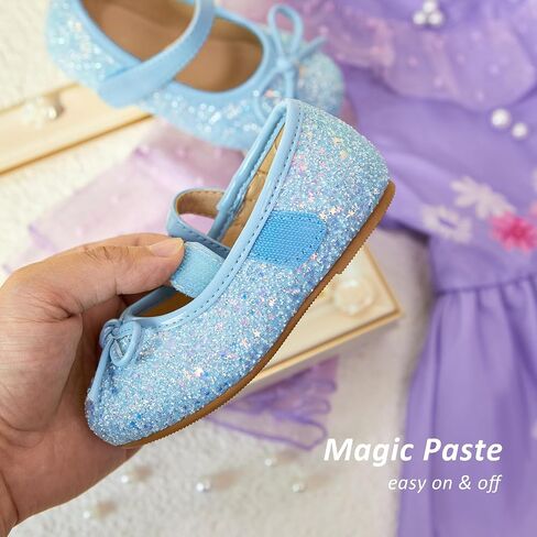 Otter MOMO Toddler/Little Girls Mary Jane Ballerina Flats Shoes Slip-on School Party Dress Shoes in Kuwait
