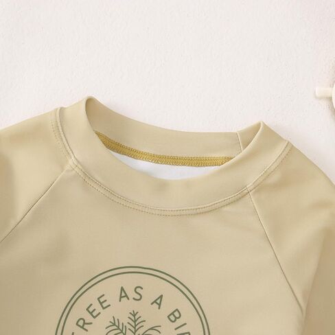 Toddler Baby Boys Swimsuit Trunk Rashguard Set 2pcs Swimwear Bathing Suit Long Sleeved Sunsuit Swim Shirt UPF 50+ in Saudi Arabia