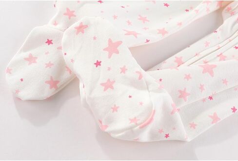 Baby Boy Girl 3 Pieces Zipper Rompers Cotton Newborn Unisex Footed Jumpsuits Long Sleeve Infant Clothes in Saudi Arabia