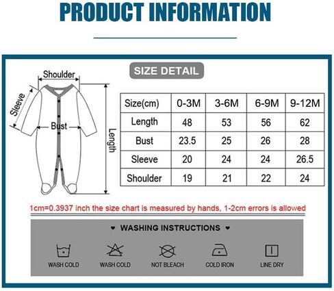 Baby Boy Girl 3 Pieces Zipper Rompers Cotton Newborn Unisex Footed Jumpsuits Long Sleeve Infant Clothes in Saudi Arabia