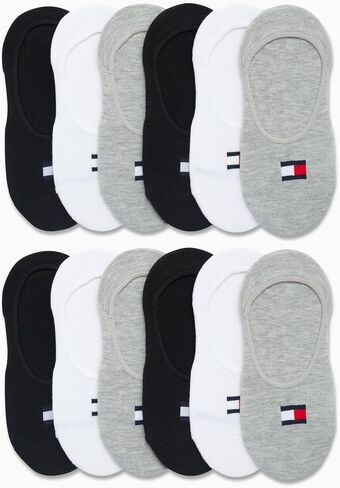 Tommy Hilfiger Women's Low Cut Socks - 12 Pack Lightweight Performance No Show Socks - Athletic Socks for Women (Sizes: 4-10) in Saudi Arabia