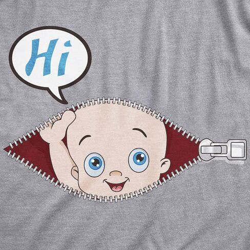 ManMan Maternity Funny Shirt Short Sleeve Pregnancy Tshirt Side Ruched Tee Top in Saudi Arabia