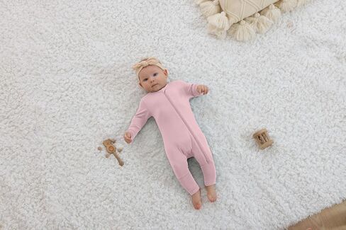 بيجامات القطن GUISBY مع سحاب و mittens بأكمام طويلة من الأكمام الطويلة للطفل in Kuwait