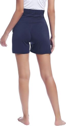 Joyaria Women Maternity Shorts Pajama Sleep Lounge Pregnancy Sleepwear Bamboo Viscose Over Belly Active Yoga Shorts S-XXL in Kuwait