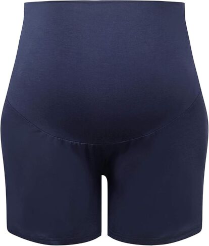 Joyaria Women Maternity Shorts Pajama Sleep Lounge Pregnancy Sleepwear Bamboo Viscose Over Belly Active Yoga Shorts S-XXL in Kuwait