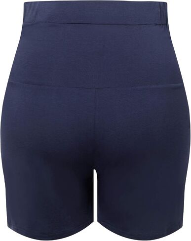 Joyaria Women Maternity Shorts Pajama Sleep Lounge Pregnancy Sleepwear Bamboo Viscose Over Belly Active Yoga Shorts S-XXL in Kuwait