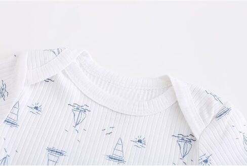 4-Pack Short Sleeve Baby Boy Girl Rompers Cartoon New born Unisex 0-12M Infant Clothes in Saudi Arabia