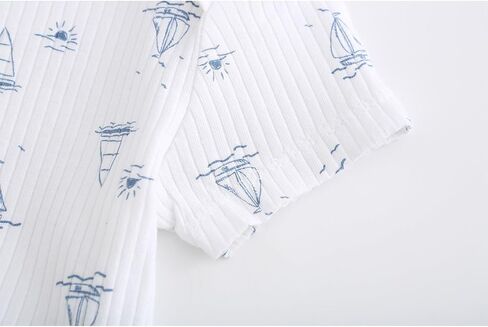 4-Pack Short Sleeve Baby Boy Girl Rompers Cartoon New born Unisex 0-12M Infant Clothes in Saudi Arabia