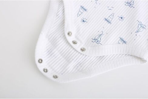 4-Pack Short Sleeve Baby Boy Girl Rompers Cartoon New born Unisex 0-12M Infant Clothes in Saudi Arabia