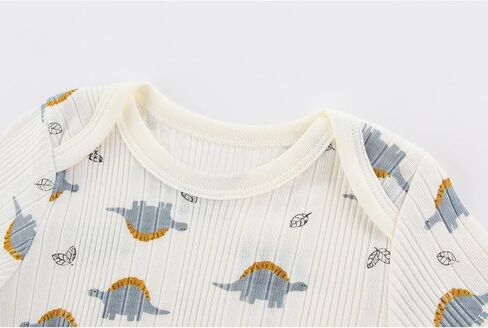 4-Pack Short Sleeve Baby Boy Girl Rompers Cartoon New born Unisex 0-12M Infant Clothes in Saudi Arabia