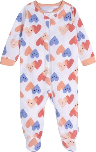 Onesies Brand Baby-Girls 4-Pack Sleep 'N Play Footies Multi Pack in Saudi Arabia