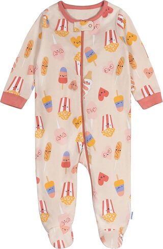 Onesies Brand Baby-Girls 4-Pack Sleep 'N Play Footies Multi Pack in Saudi Arabia