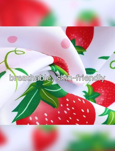 Mikrdoo Baby Girl Swimsuit Ruffled Bikini Tankini Swimsuit Infant Swimwear One Piece Bathing Suits Summer Clothes with Hat in Kuwait