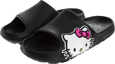 Josmo Sanrio Hello Kitty Slides Open Toe Sandals - Summer Beach Water Pool Shoes (الأحجام: Little Kid/Big Kid - البالغين) in Kuwait