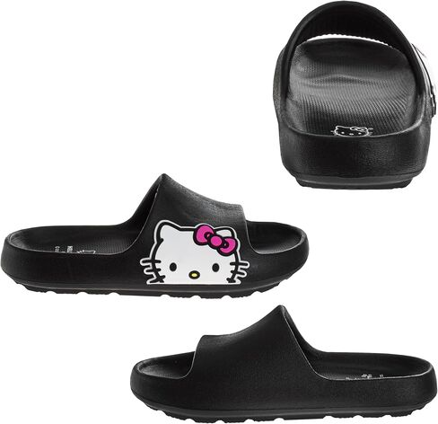 Josmo Sanrio Hello Kitty Slides Open Toe Sandals - Summer Beach Water Pool Shoes (الأحجام: Little Kid/Big Kid - البالغين) in Kuwait