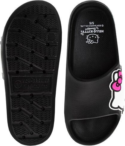 Josmo Sanrio Hello Kitty Slides Open Toe Sandals - Summer Beach Water Pool Shoes (الأحجام: Little Kid/Big Kid - البالغين) in Kuwait