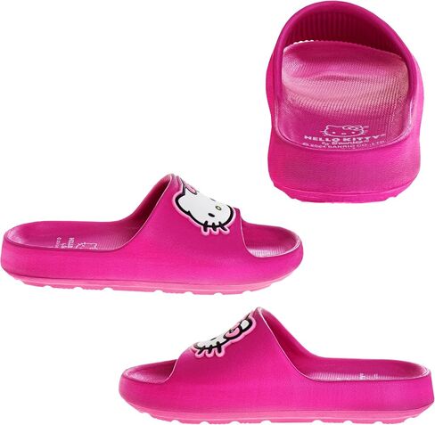 Josmo Sanrio Hello Kitty Slides Open Toe Sandals - Summer Beach Water Pool Shoes (الأحجام: Little Kid/Big Kid - البالغين) in Kuwait