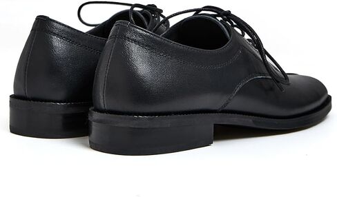 Women Neutral Oxford Shoes Lace-up Handmade Derby Faux Leather Flats Solid Ladies Shoes with Tabi Split Toe in Saudi Arabia