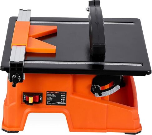 منشار البلاط المبلل 7 بوصة ، 6500 دورة في الدقيقة ومحرك نحاسي نقي ، وبلاط شطرة من 0 إلى 45 ، منشار مبلل القاطع مع الخزان المائي لقطع البلاط والحجارة ، لعشاق DIY in Kuwait