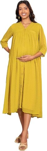 تم تمريض Janasya Maternity Kurta مع ميزة الرضاعة الطبيعية للنساء قبل وبعد الحوامل in Kuwait