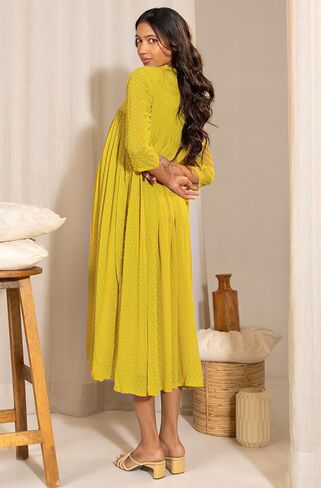 تم تمريض Janasya Maternity Kurta مع ميزة الرضاعة الطبيعية للنساء قبل وبعد الحوامل in Kuwait