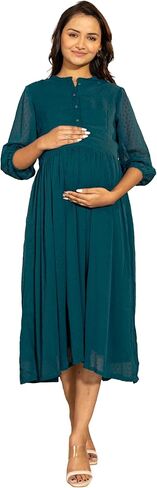 Janasya Maternity Nursing Kurta Set With Breastfeeding Feature for Pre and Post Pregnant Women in Saudi Arabia